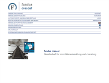 Tablet Screenshot of fundus-crescat.de